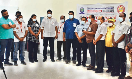 അജ്​പാക്​ ബി.ഡി.കെയുമായി ചേർന്ന് രക്തദാന ക്യാമ്പ് സംഘടിപ്പിച്ചു
