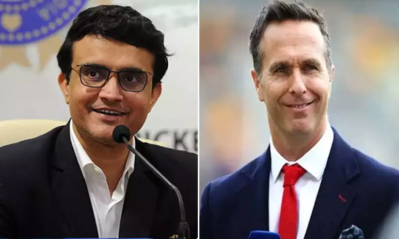 Sourav Ganguly -Michael Vaughan Sourav Ganguly -Michael Vaughan