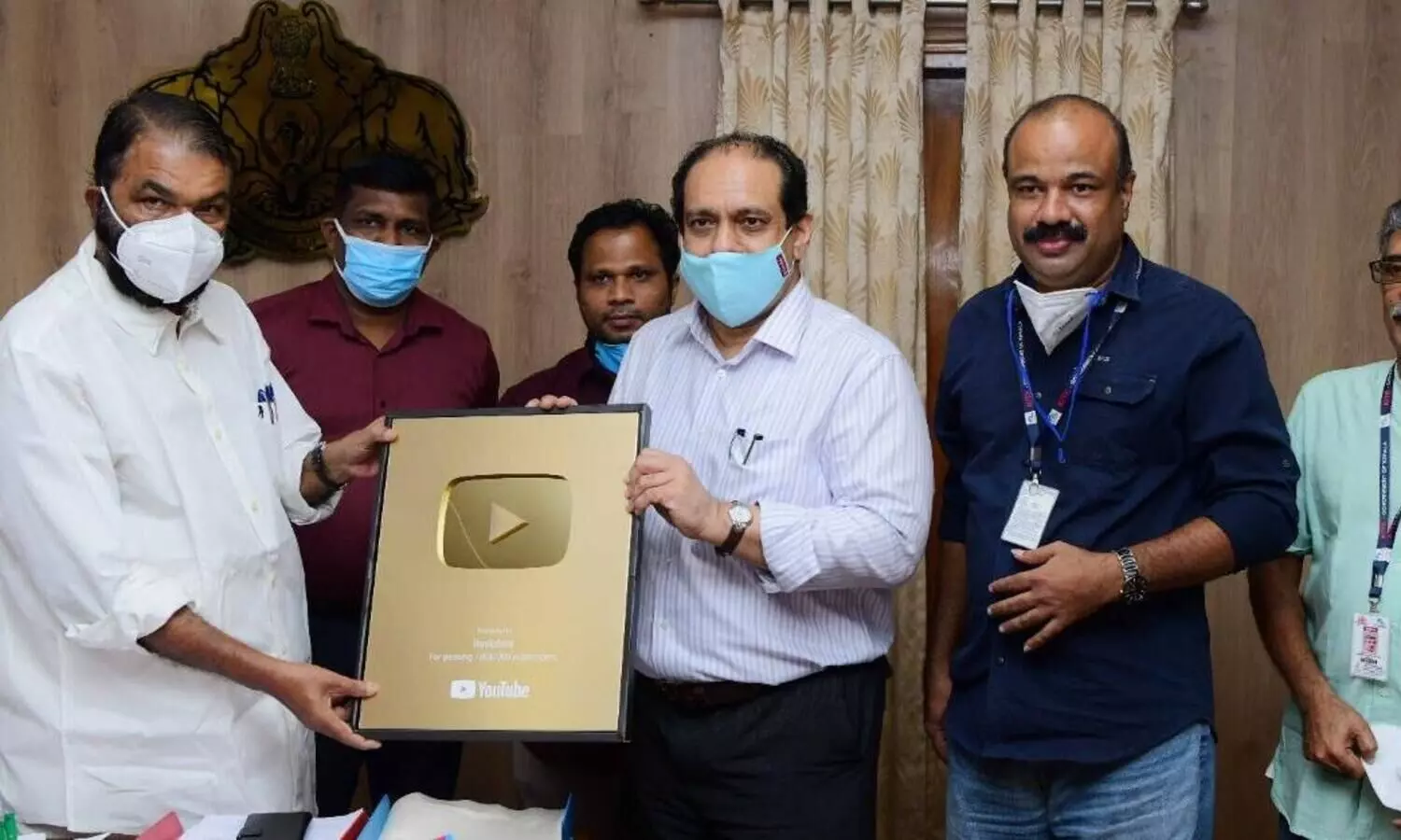 ഡിജിറ്റൽ ക്ലാസുകളിലൂടെ കുതിച്ചുയർന്ന്​ വിക്​ടേഴ്​സ്​; ചാനലിന്​ ​യുട്യൂബ്​ ഗോൾഡൻ പ്ലേ ബട്ടൺ