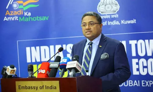 ദു​ബൈ എ​ക്​​സ്​​പോ ഇ​ന്ത്യ​ൻ പ​വി​ലി​യ​ൻ: കുവൈത്തിൽ എംബസി പ്രചാരണം നടത്തുന്നു