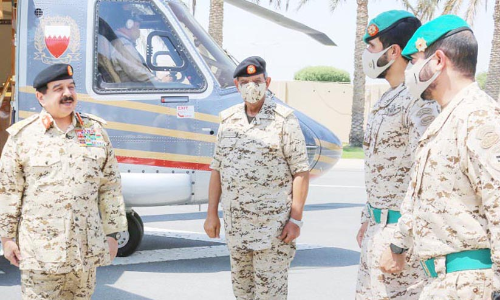 ഹമദ്​ രാജാവ്​ ബി.ഡി.എഫ്​ ജനറൽ കമാൻഡ്​ സന്ദർശിച്ചു