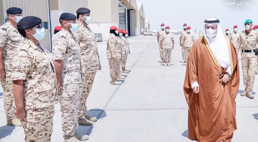 അഫ്ഗാൻ ദൗത്യത്തിൽ പങ്കാളികളായവരെ കിരീടാവകാശി സന്ദർശിച്ചു അഫ്ഗാൻ ദൗത്യത്തിൽ പങ്കാളികളായവരെ കിരീടാവകാശി സന്ദർശിച്ചു