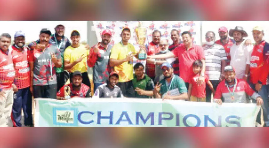 മാ​സ്​​റ്റേ​ഴ്​​സ് റി​യാ​ദ് സ​തീ​ഷ് മെ​മ്മോ​റി​യ​ൽ ക്രി​ക്ക​റ്റ് ടൂ​ർ​ണ​മെൻറ്​: ഇ​ന്ത്യ​ൻ വാ​രി​യേ​ഴ്‌​സ് ചാ​മ്പ്യ​ൻ​മാ​ർ