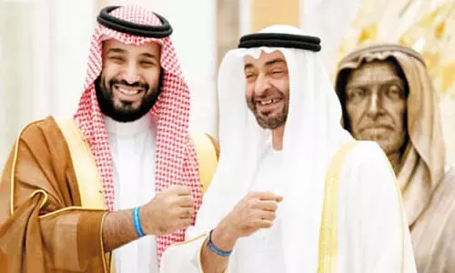 അബൂദബി കിരീടാവകാശി സൗദി കിരീടാവകാശിയുമായി ചർച്ച നടത്തി