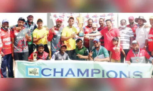 മാ​സ്​​റ്റേ​ഴ്​​സ് റി​യാ​ദ് സ​തീ​ഷ് മെ​മ്മോ​റി​യ​ൽ ക്രി​ക്ക​റ്റ് ടൂ​ർ​ണ​മെൻറ്​: ഇ​ന്ത്യ​ൻ വാ​രി​യേ​ഴ്‌​സ് ചാ​മ്പ്യ​ൻ​മാ​ർ