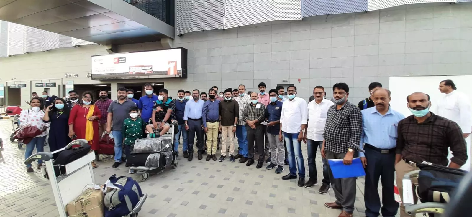 വെൽഫെയർ കേരള കുവൈത്ത്​ രണ്ടാമത്​ ചാർട്ടർ വിമാനം എത്തി