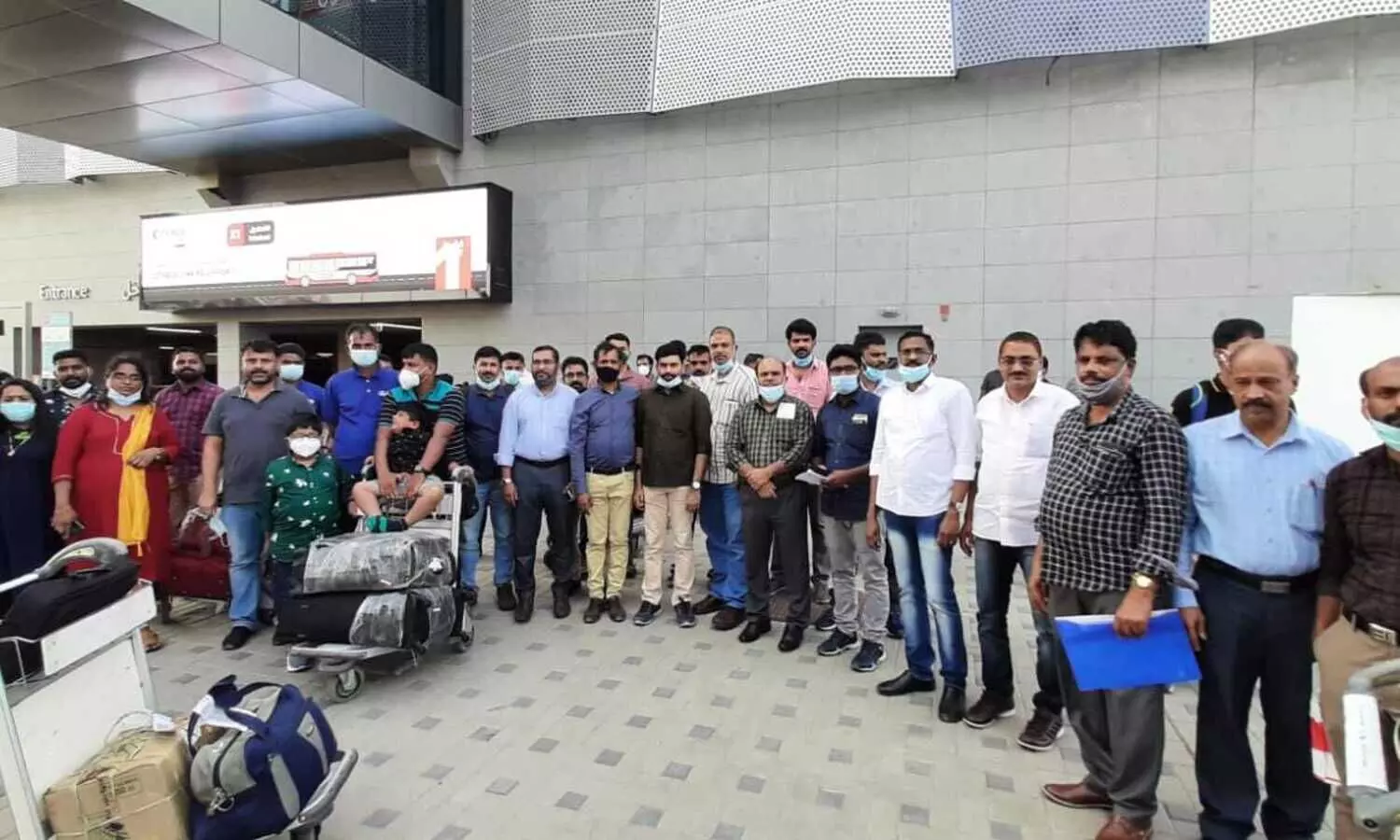 വെൽഫെയർ കേരള കുവൈത്ത്​ രണ്ടാമത്​ ചാർട്ടർ വിമാനം എത്തി