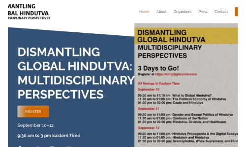 ഹിന്ദുത്വ തീവ്രവാദികളുടെ വധഭീഷണി: ​അമേ​രി​ക്ക​യി​ൽ നടക്കുന്ന ആഗോള സമ്മേളനത്തിൽനിന്ന്​​ ഇന്ത്യക്കാർ പിന്മാറി