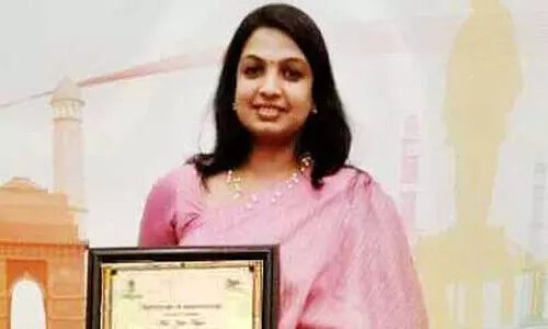 ദുബൈയിലെ അധ്യാപക അവാർഡ് ജിഷ തേജസിന്