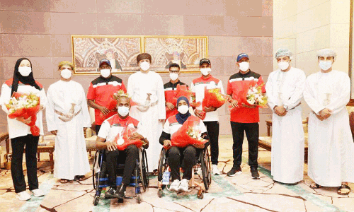 പാരലിമ്പിക്​സ്​: ഒമാൻ സംഘത്തിന്​ സ്വീകരണം നൽകി