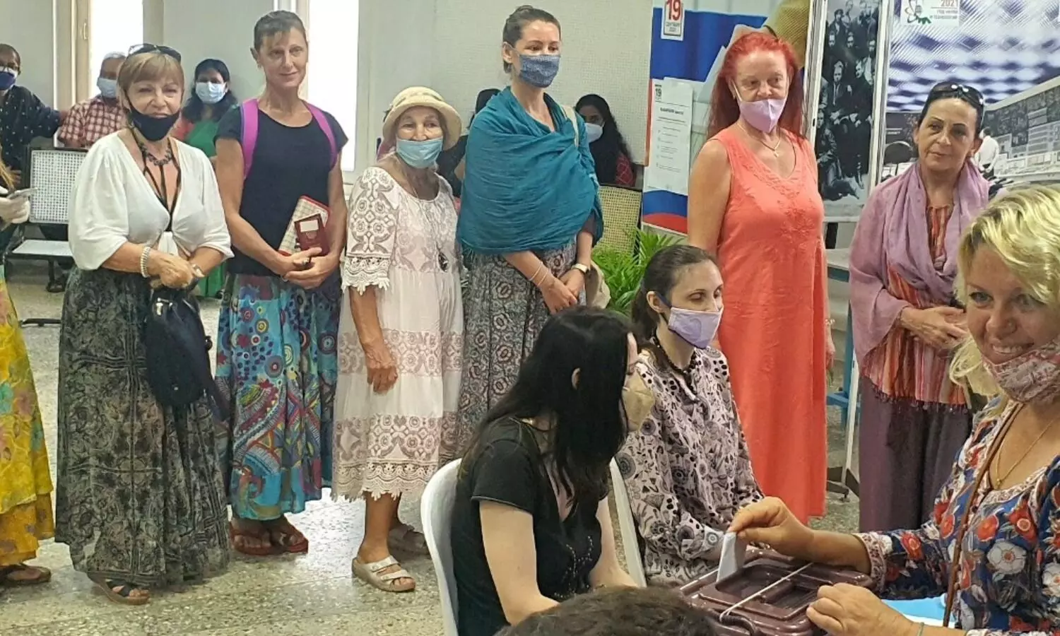 റഷ്യൻ പാർലമെൻറ് തെരഞ്ഞെടുപ്പിന്​ തിരുവനന്തപുരത്തും വോട്ട് രേഖപ്പെടുത്തി റഷ്യക്കാർ