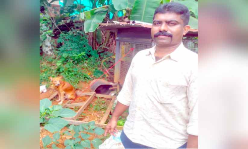 ഉടമസ്​ഥർ മരിച്ചതിനെ തുടർന്ന്​, പ​ട്ടി​ണി​യി​ലാ​യ വളർത്തുനായെ ഏറ്റെടുത്ത് മെഡി. കോളജ് പി.ആർ.ഒ