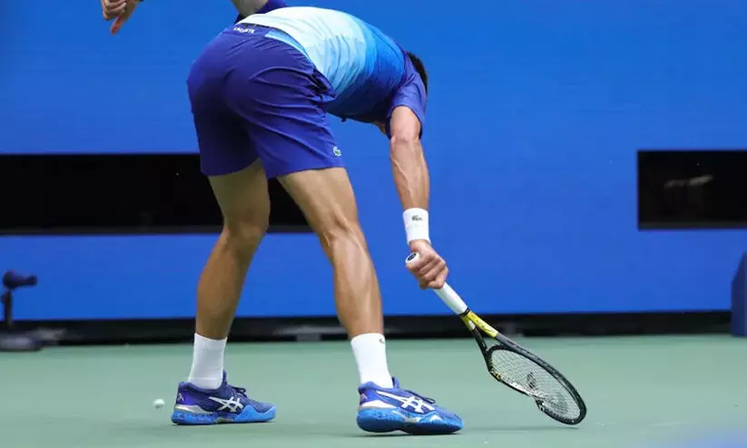 Novak Djokovic Smashes Racquet