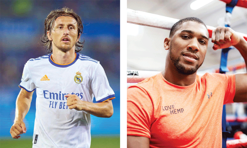 ലൂക മോഡ്രിച്ചും അന്തോണി ജോഷ്വയും എത്തും ലൂക മോഡ്രിച്ചും അന്തോണി ജോഷ്വയും എത്തും