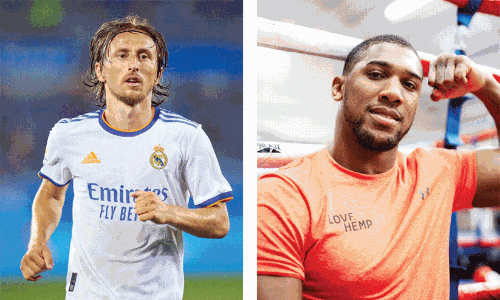 ലൂക മോഡ്രിച്ചും അന്തോണി ജോഷ്വയും എത്തും