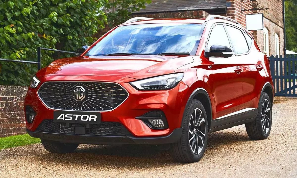 MG Astor mid-size SUV revealed packed with new features and tech