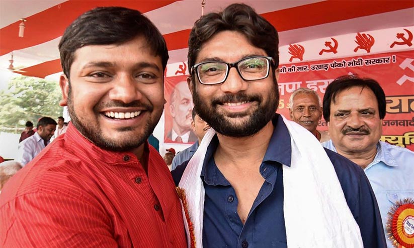 Kanaiyya kumar, Jignesh mevani Kanaiyya kumar, Jignesh mevani