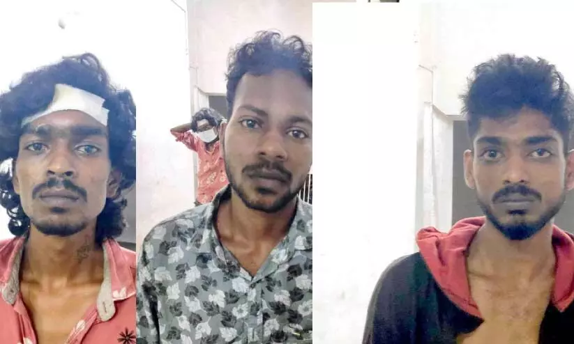 കാറിനും ബൈക്കിനും തീെവച്ച യുവാക്കൾ അറസ്റ്റിൽ കാറിനും ബൈക്കിനും തീെവച്ച യുവാക്കൾ അറസ്റ്റിൽ