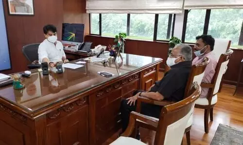 et muhammed basheer meets jyotiraditya scindia