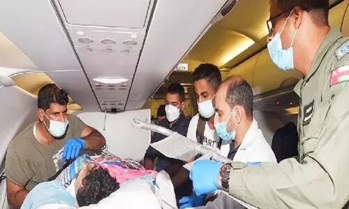 അ​സു​ഖ​ബാ​ധി​ത​നാ​യ സ്വ​ദേ​ശി​യെ ഇ​റാ​നി​ൽ​നി​ന്ന് തി​രി​കെ​യെ​ത്തി​ച്ചു