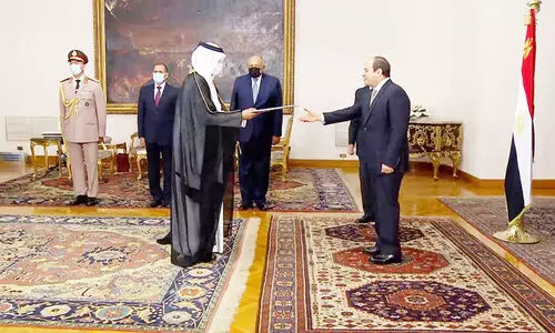 ഈജിപ്​തിലെ ഖത്തർ സ്​ഥാനപതി ചുമതലയേറ്റു