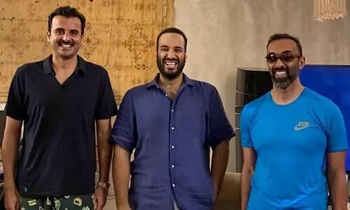 qatar emir and saudi prince