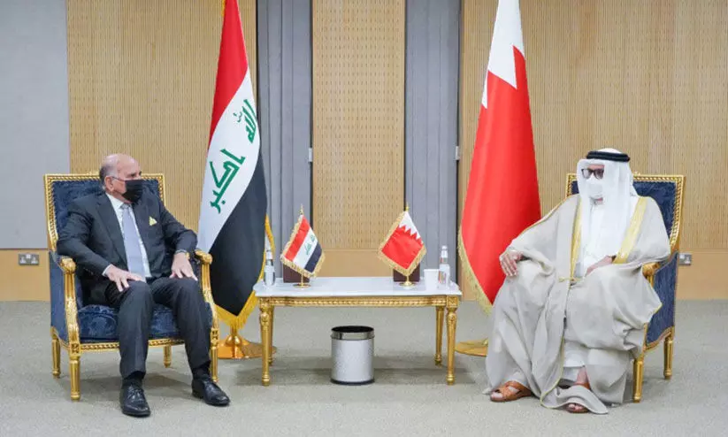 ബഹ്​റൈൻ, ഇറാഖ്​ വിദേശകാര്യ മന്ത്രിമാർ ചർച്ച നടത്തി