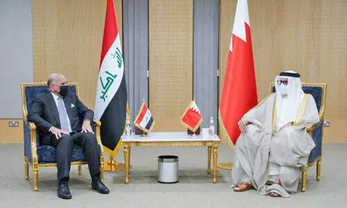 ബഹ്​റൈൻ, ഇറാഖ്​ വിദേശകാര്യ മന്ത്രിമാർ ചർച്ച നടത്തി