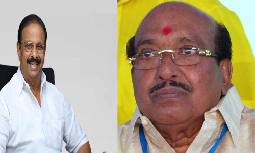 കെ.സുധാകരൻ വെള്ളാപ്പള്ളി നടേശനുമായി കൂടിക്കാഴ്ച നടത്തി