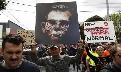 australia covid protest