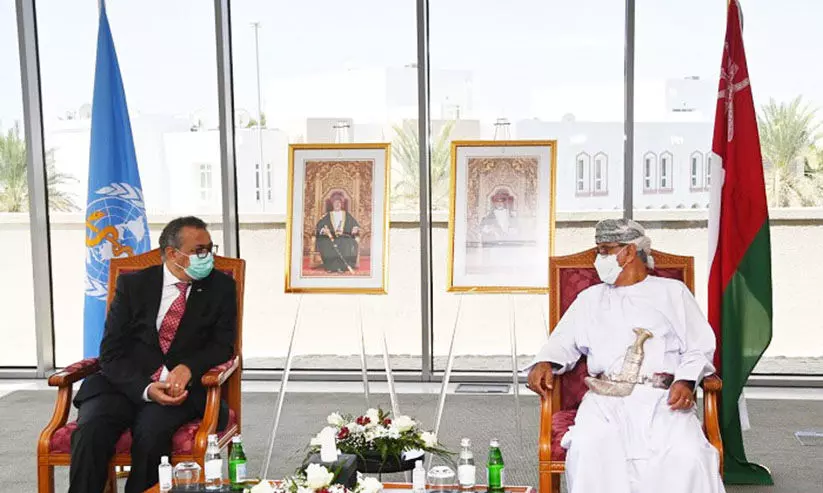 കോവിഡിനെതിരായ പോരാട്ടം: ഒമാന് ലോകാരോഗ്യ സംഘടനയുടെ പ്രശംസ കോവിഡിനെതിരായ പോരാട്ടം: ഒമാന് ലോകാരോഗ്യ സംഘടനയുടെ പ്രശംസ