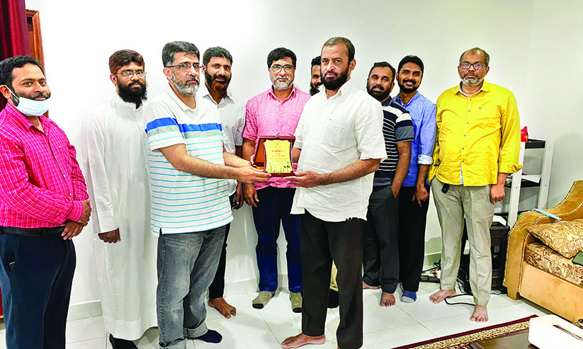 സി.​വി. അ​ബ്​​ദു​ല്ല​ക്ക്​ കെ.​​െഎ.െഎ.​സി യാ​ത്ര​യ​യ​പ്പ്