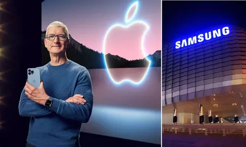 ഇതൊക്കെ നമ്മൾ പണ്ടേ...; പതിവുപോലെ ആപ്പിളിനെ ട്രോളി സാംസങ്​