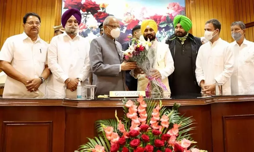 Charanjit Channi Sworn In As Punjab Chief Minister
