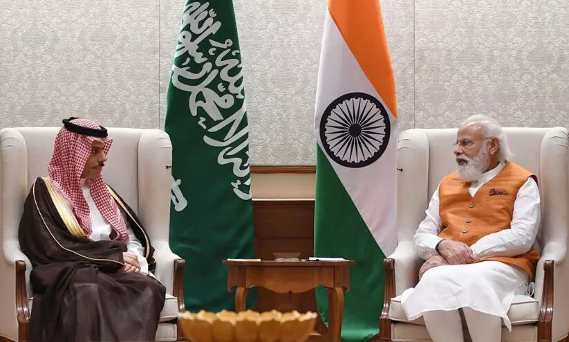 saudi foreign minister and PM Modi