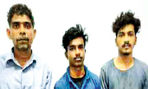 കവർച്ചക്കേസിൽ മൂന്നുപേർ പിടിയിൽ; ക​ഞ്ചാ​വി​ന് അ​ടി​മ​ക​ളാ​യ ഇ​വ​ർ പ​ണ​ത്തി​ന് വേ​ണ്ടി​യാ​ണ് ക​വ​ർ​ച്ച ന​ട​ത്തി​യ​തെ​ന്ന്​ പൊ​ലീ​സ്