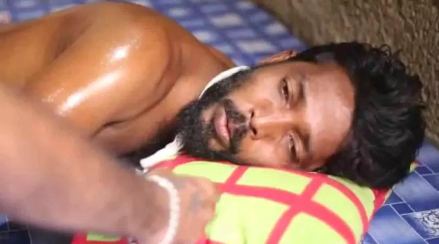 രോഗിയായ യുവാവിനെ എസ്.​െഎ ക്രൂരമായി മർദിച്ചെന്ന്​ ആക്ഷേപം