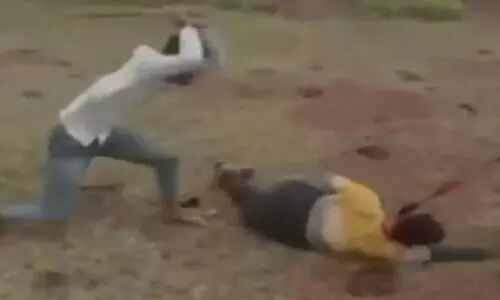 Man Thrashed On Camera For Harassing Girl In Madhya Pradesh