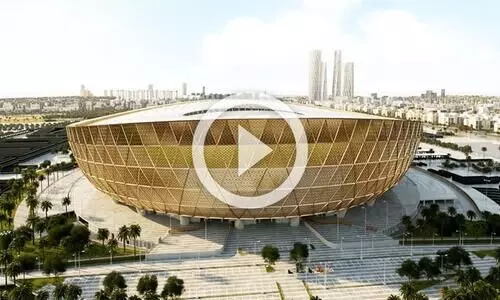 ഖത്തർ ലോകകപ്പ്​ ഫൈനൽ വേദിയിൽ കളിമുറ്റമൊരുങ്ങി, ലുസൈൽ സ്​റ്റേഡിയം കാത്തിരിക്കുന്നു