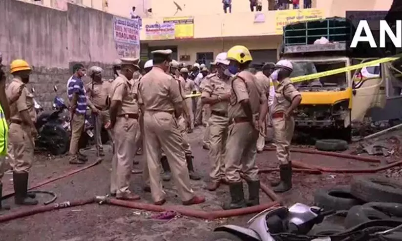 blast bengaluru firecracker godown