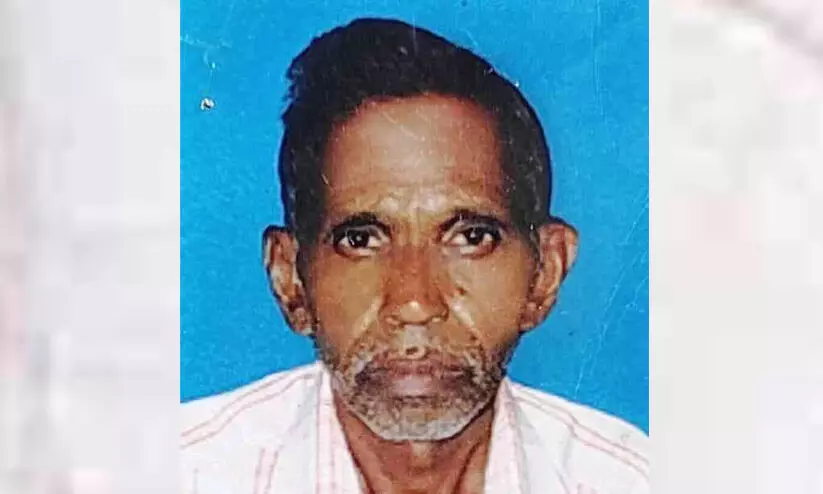 ടാങ്കർ ലോറിയിടിച്ച് ലോട്ടറി വിൽപനക്കാരൻ മരിച്ചു ടാങ്കർ ലോറിയിടിച്ച് ലോട്ടറി വിൽപനക്കാരൻ മരിച്ചു