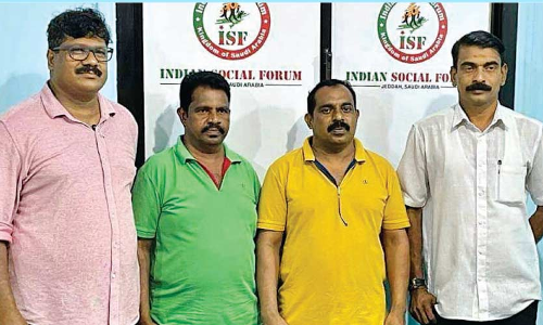 സൗദി ജയിലിൽ കഴിഞ്ഞ നീലേശ്വരം സ്വദേശികൾ നാട്ടിലെത്തി