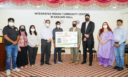 ലി​േൻറാ തോമസിന്​ ഐ.സി.ബി.എഫ്​ ആദരം​