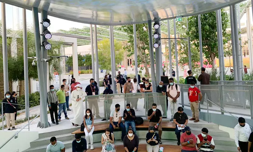 മഴക്കാടുകൾ നിറഞ്ഞ മലേഷ്യൻ പവലിയൻ