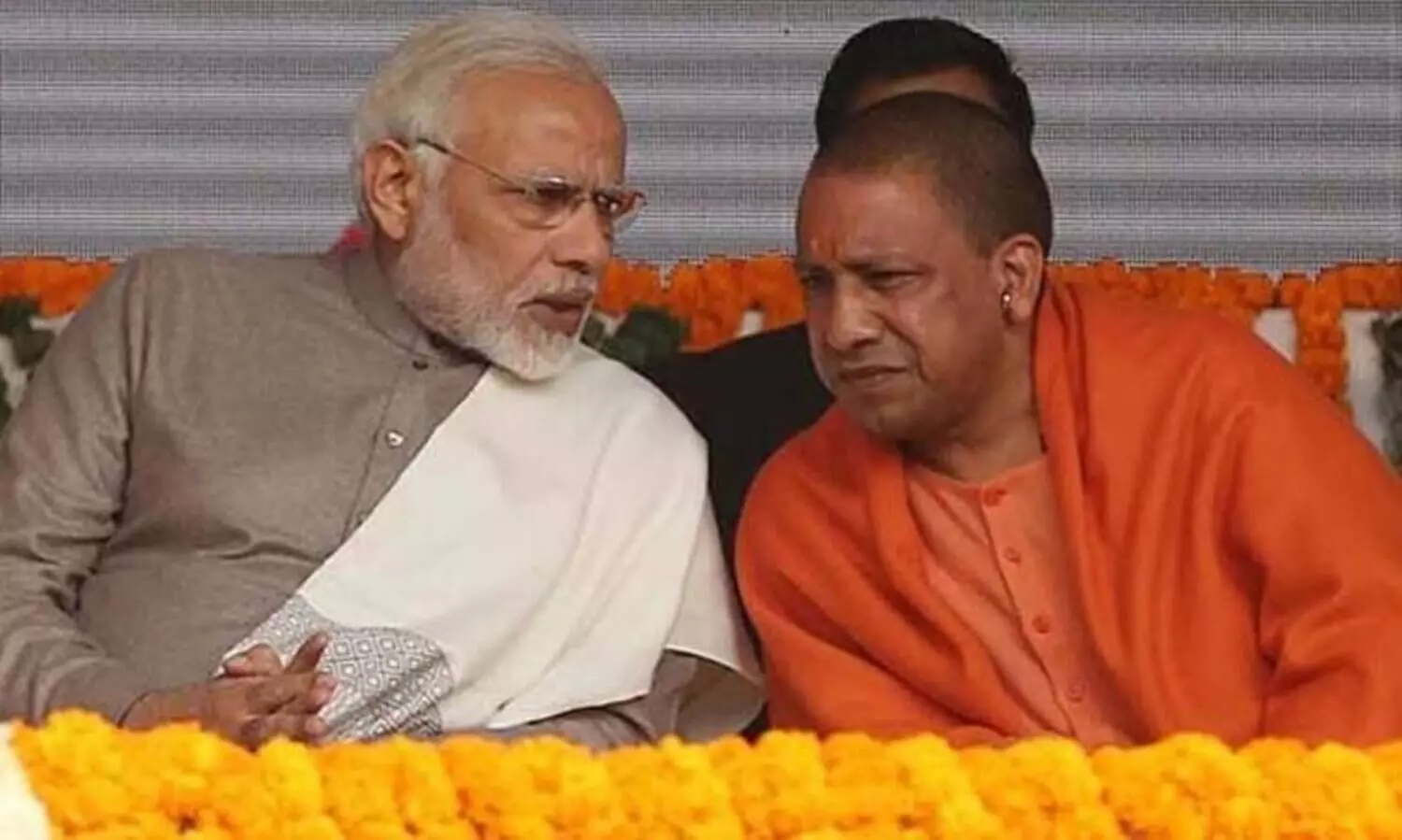 Narendra modi and Yogi Adithyanath