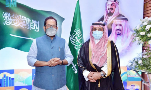 ഇന്ത്യയിലെ സൗദി എംബസിയിലും ആഘോഷം