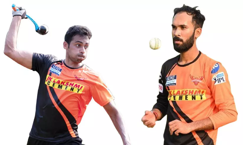 ഐ.പി.എല്ലിൽ ഹൈദരാബാദിനെ പരിശീലനത്തിൽ സഹായിക്കുന്നത് രണ്ട് മലയാളികൾ ഐ.പി.എല്ലിൽ ഹൈദരാബാദിനെ പരിശീലനത്തിൽ സഹായിക്കുന്നത് രണ്ട് മലയാളികൾ