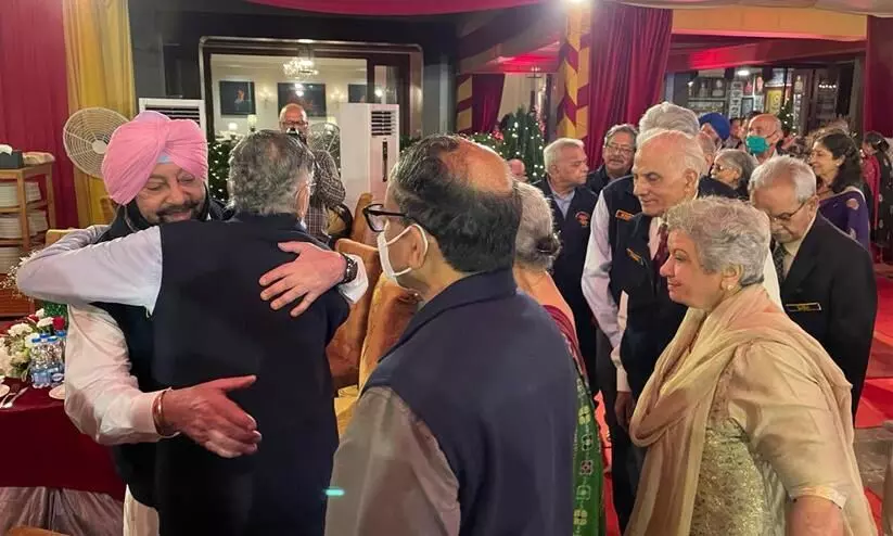 Former Punjab CM Amarinder Singh Dinner with NDA batchmates