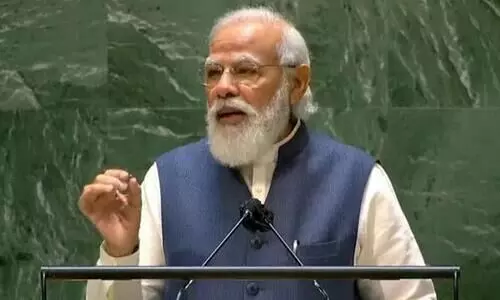 ‘Little boy helping father at tea shop talking in UN’; narendra modi