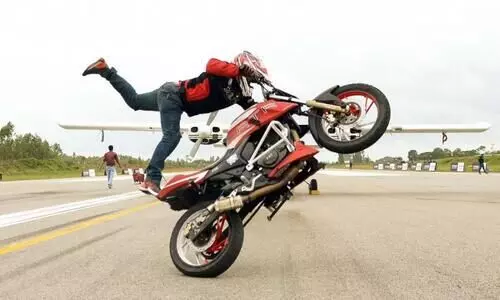 bike stunt